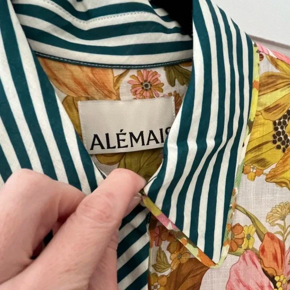 ALÉMAIS Finn Shirtdress, UK 12/ US 8, worn one time. - Picture 5 of 6